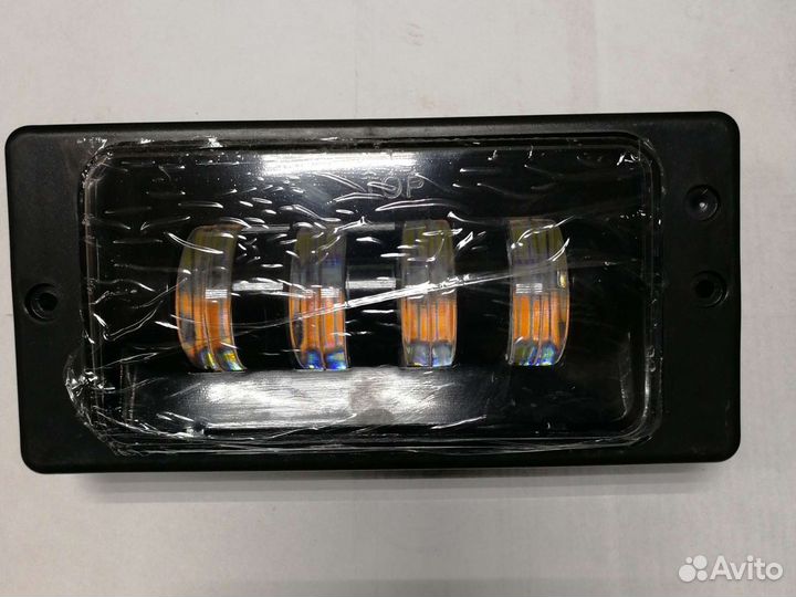 Фара Камаз противотуманная светодиодная с разъемом