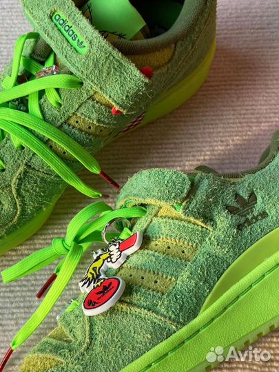 Кроссовки The Grinch x adidas Forum Low poizon