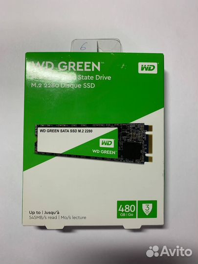 Твердотельный накопитель WD Green /blue