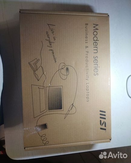 Ноутбук msi modern 14