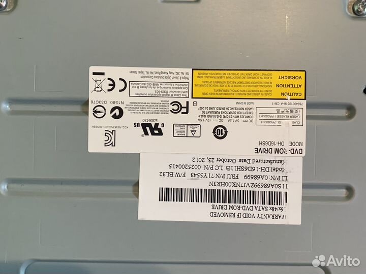 Оптический привод dvd-rw SATA