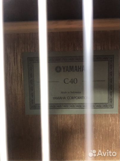 Гитара yamaha c40