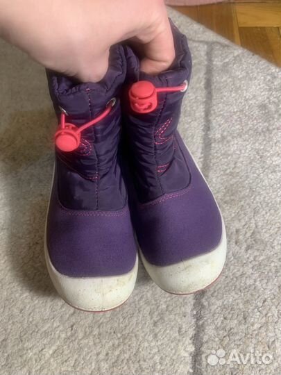 Зимний комбинезон для девочки 116 + сапожки