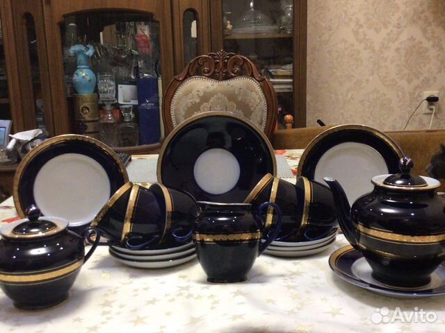 Сервиз чайный Золотая лента лфз