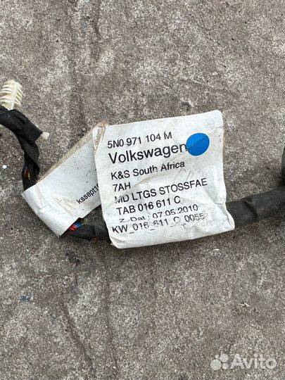 Проводка бампера парктроники Tiguan Тигуан