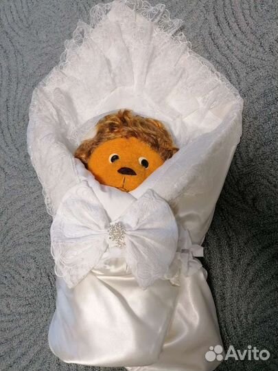 Одеяло, уголок, бант на выписку