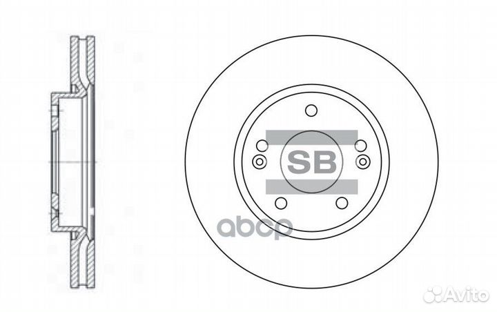 Диск тормозной hyundai tucson 06/i30 09/KIA C