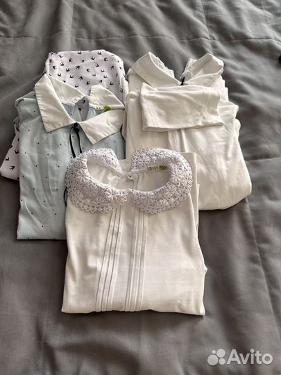 Блузки на девочку 134
