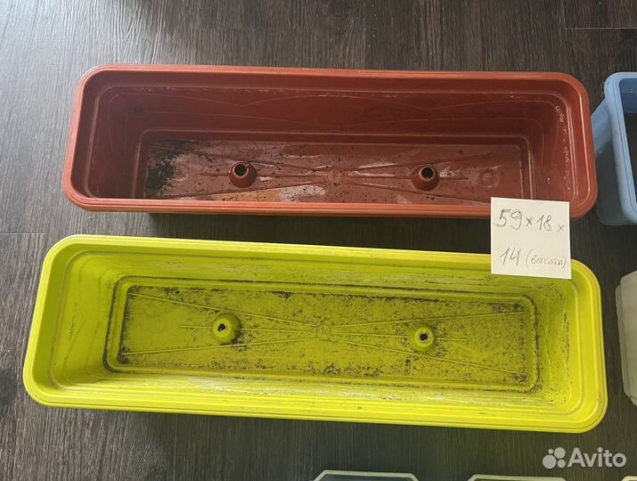 Ящик балконный горшок для цветов