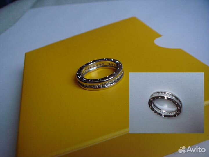 Кольцо Bvlgari B. Zero с бриллиантами