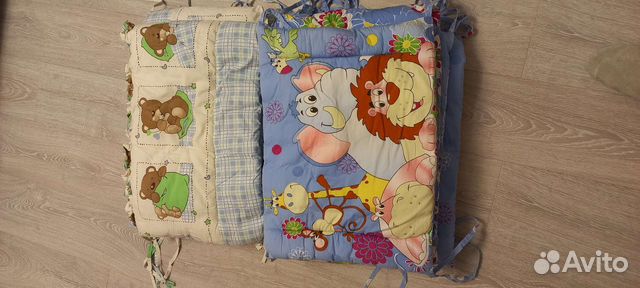 Бортики в кроватку 120х60см