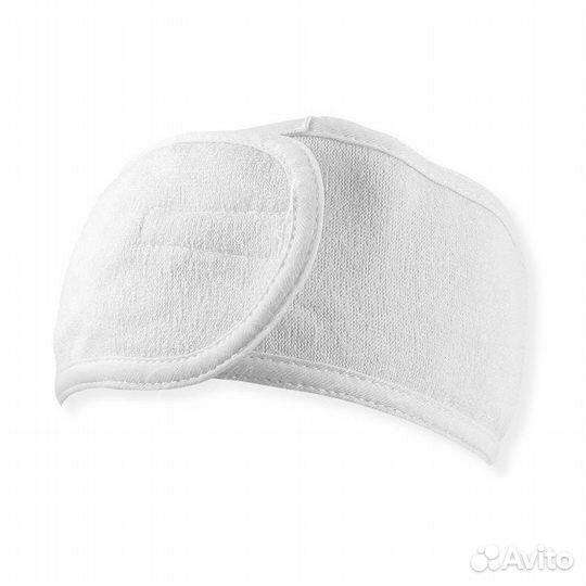 Фиксатор - повязка для волос на липучке, махровый