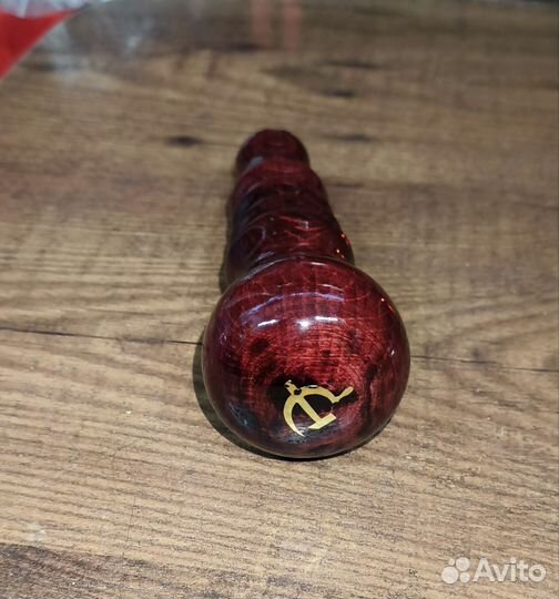 Ручка на рычаг кпп газ-3302,31029 деревянная