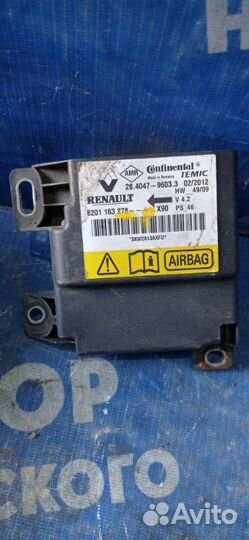 Блок управления airbag Renault Logan 1 седан K7J