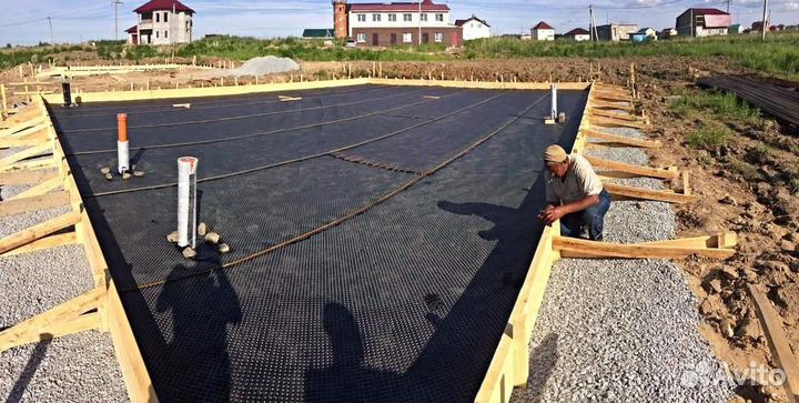 Геомембрана профилированная