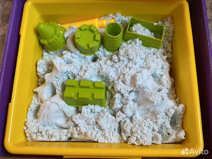 Кинетический песок с песочницей Angel Sand