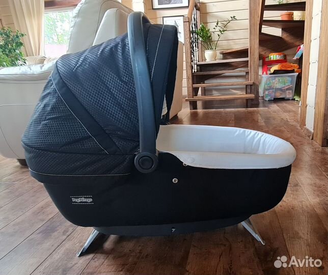 Люлюка peg perego + ремни безопасности