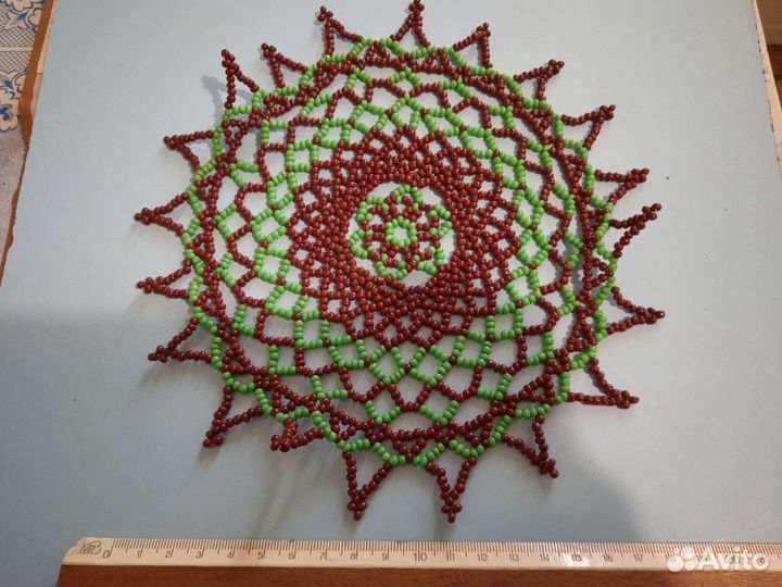 Салфетка из бисера