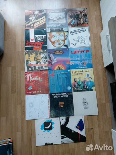 Виниловые пластинки отечественные рок, фанк и тп