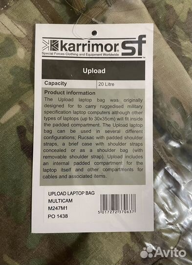 Karrimor Sf Upload Laptop Daypack Multicam