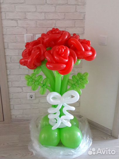 Цветы из шаров