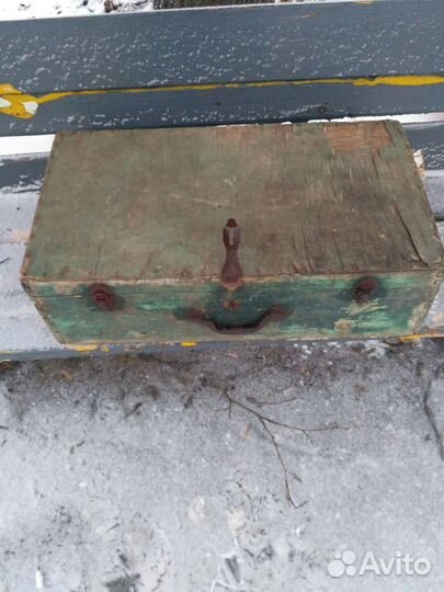 Чемодан ссср.Деревянный