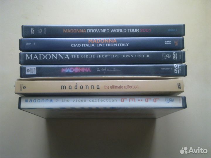 DVD Queen, Freddie Mercury, Sandra, Madonna