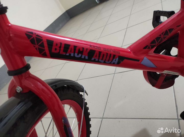 Велосипед детский 16' Black aqua
