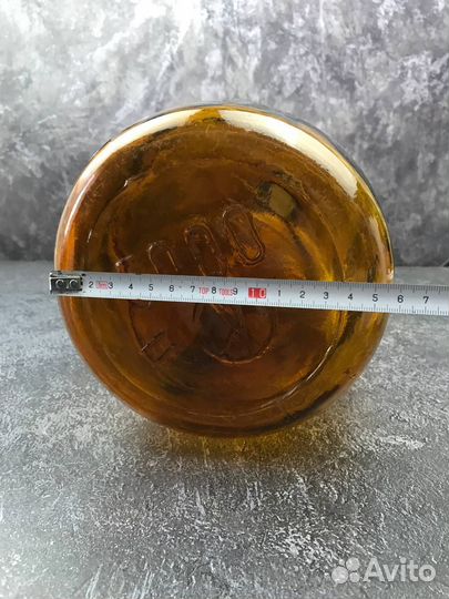 Аптекарская банка коричневое стекло СССР 5л