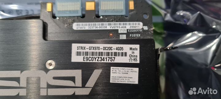 Видеокарта gtx 970 4 gb Asus