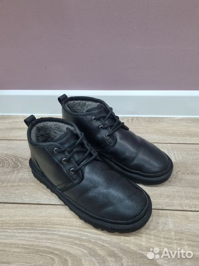 Ботинки ugg мужские Ugg Neumel Leather Black