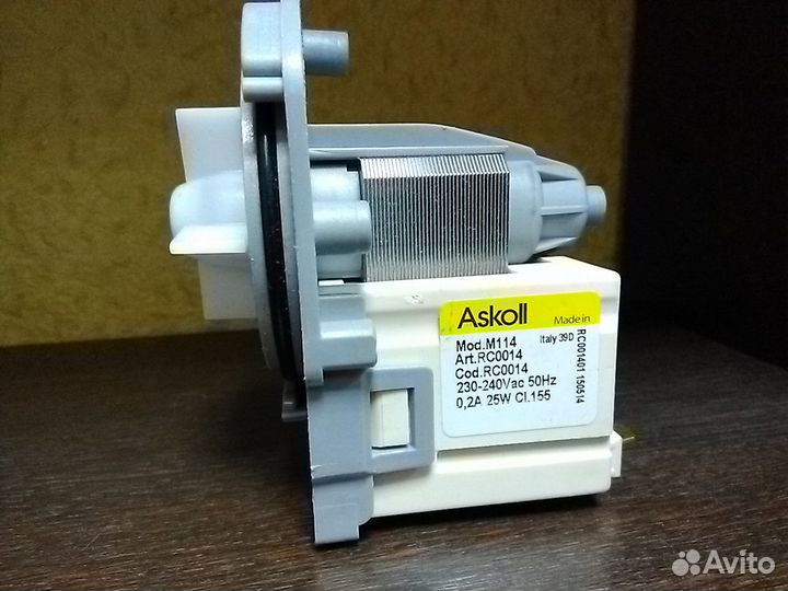 Насос Askoll для стиральных машин универсальный