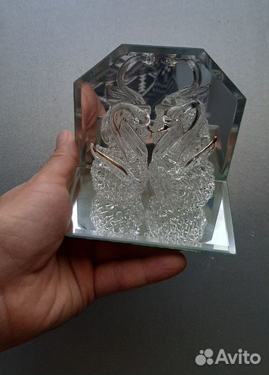 Подарки шкатулки, хрустальные лебеди