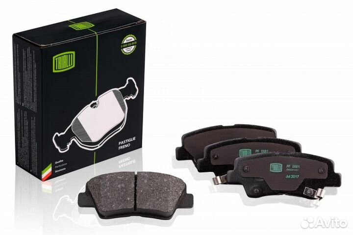 PF0881 Колодки торм. для а / м hyundai solaris (10