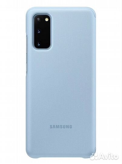 Оригинал Smart Clear View для Samsung S20+ (blue)