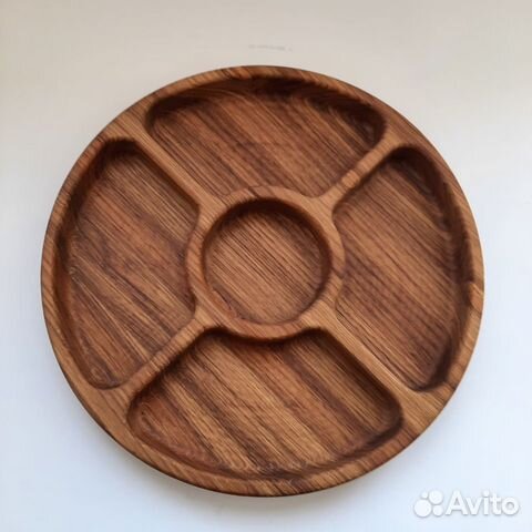 Менажница деревянная поднос дуб