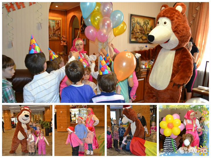 Детские праздники, аниматоры, аквагрим, шоу-пузыри