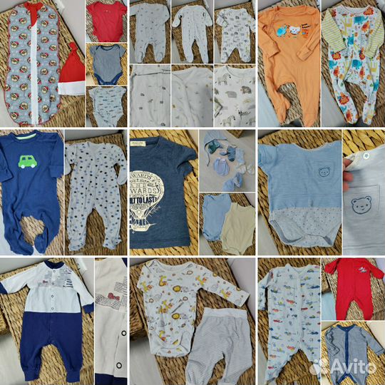 Слипы комбинезоны пакетом 56 62 68 Mothercare next