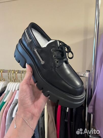 Лоферы натуральная кожа 36-37