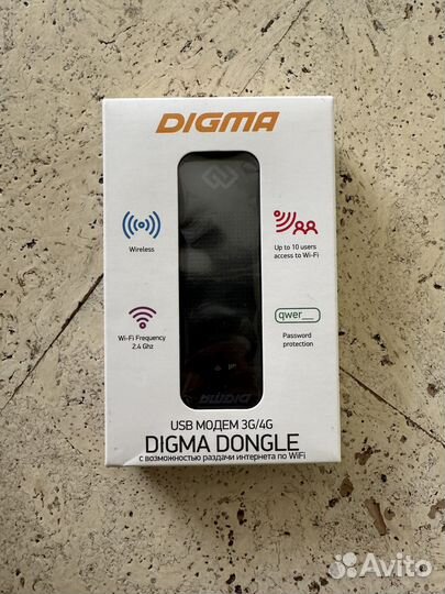USB модем 3G/4G digma dongle