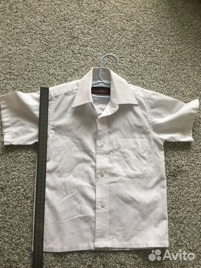Рубашка с коротким рукавом для мальчика 98-104