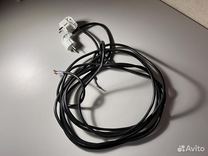 Провода пвс 2х1,5 с вилкой