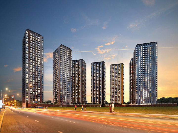 2-к. квартира, 62,5 м², 23/29 эт.