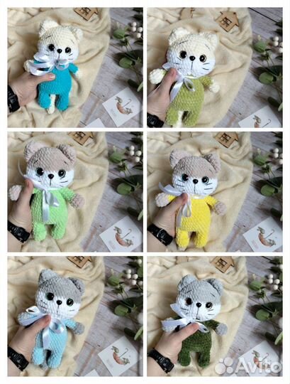 Вязаные игрушки в наличии и на заказ