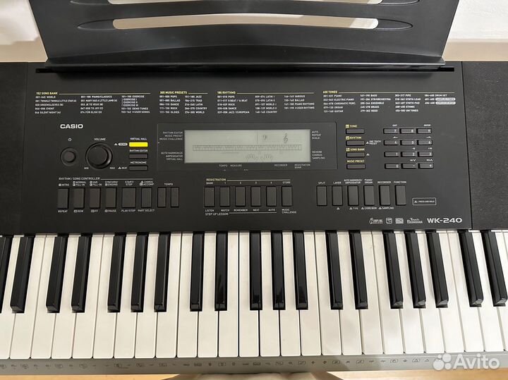 Цифровое пианино (синтезатор) casio wk-240