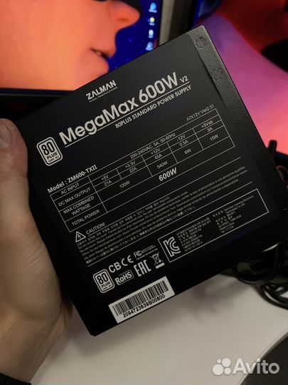 Блок питания zalman Megamax