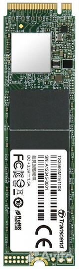 256 гб SSD M.2 накопитель Transcend (TS256gmte110S