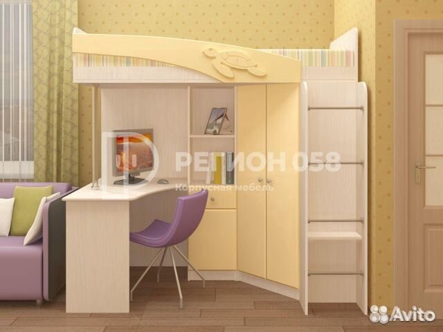 Кровать чердак