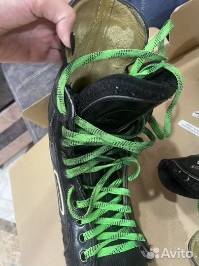 Хоккейные коньки bauer 44.5 размер