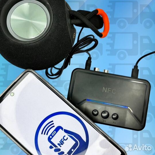 Блютуз NFC приемник передатчик на Тюльпаны и AUX